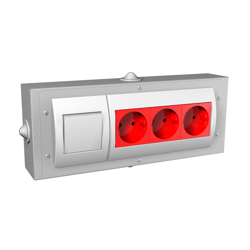 Шкафчики и блоки электророзеток