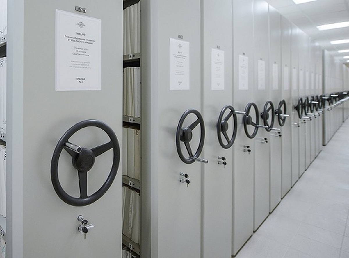 Мобильный архив для пенсионного фонда МВД